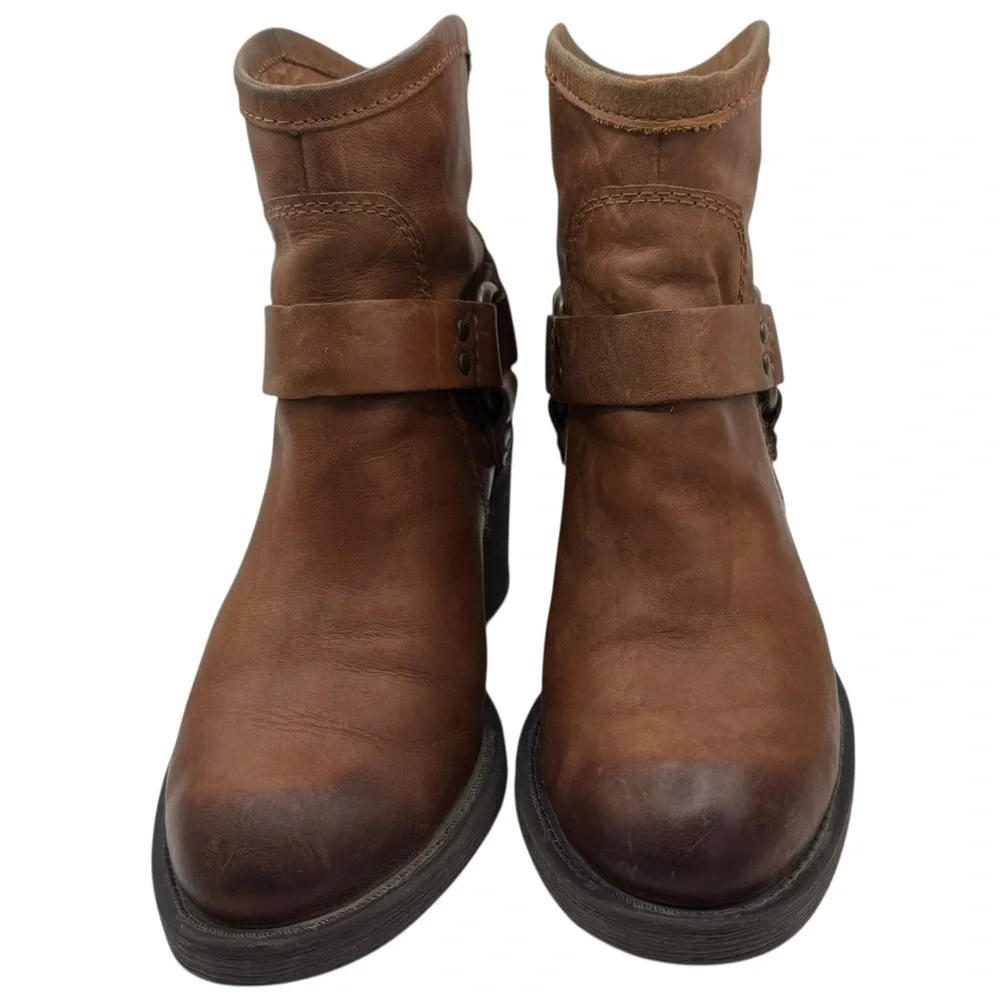 Lucky Brand Bambi Women’s Brown Leather Ankle Boots - Size 6